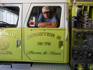 in that famous fire engine in Freehold NJ