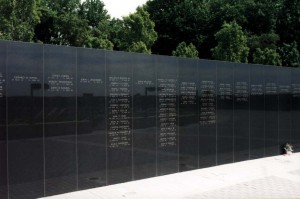the panels of names memorialized